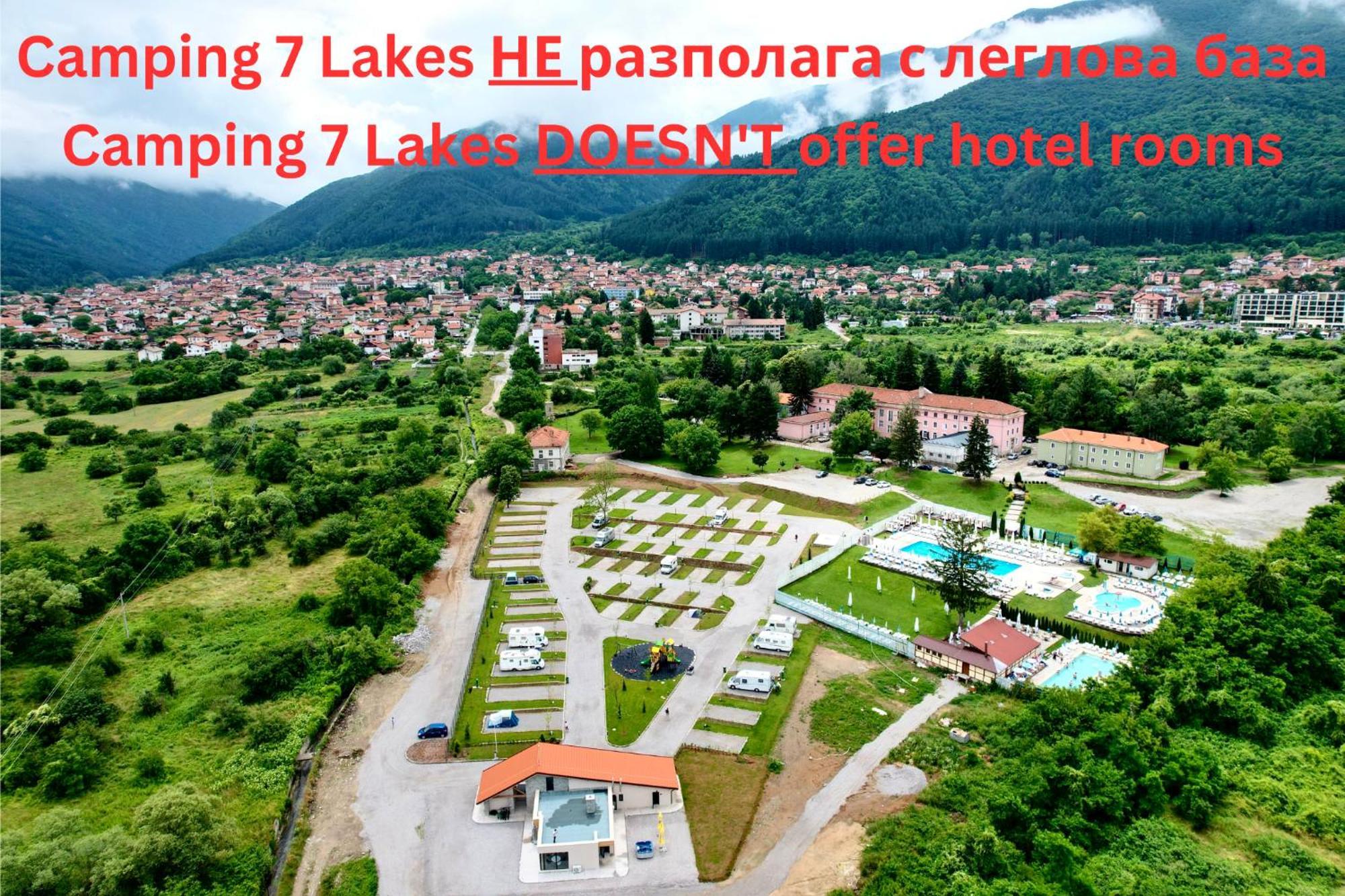 7 Lakes Camping Sapareva Banja Exteriör bild